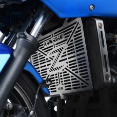 R&G Racing Radiator Guard (Stainless) for the Kawasaki Z750 '07-'16 / Z750R '10-'16 / Z800 '10-'19 ETC